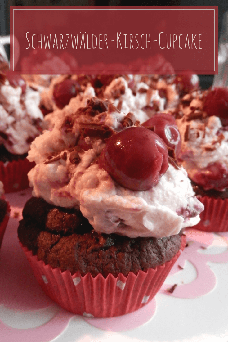 Schwarzwälder-Kirsch-Cupcakes Rezept - Lady Bella