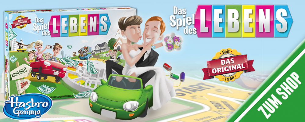 Anzeige: Spiel des Lebens als personalisiertes Hochzeitsgeschenk