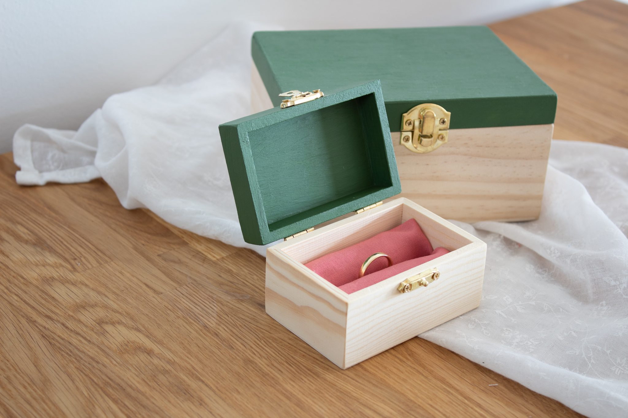 DIY Schmuckkästchen aus Holz selber machen - Lady Bella - DIY Blog